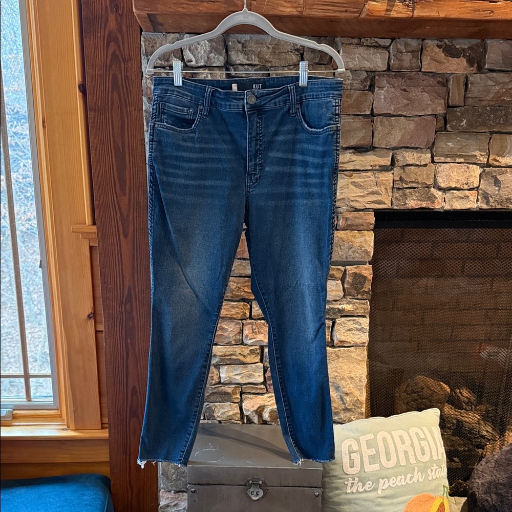 KUT - Cropped Skinny Jeans - Size 12P